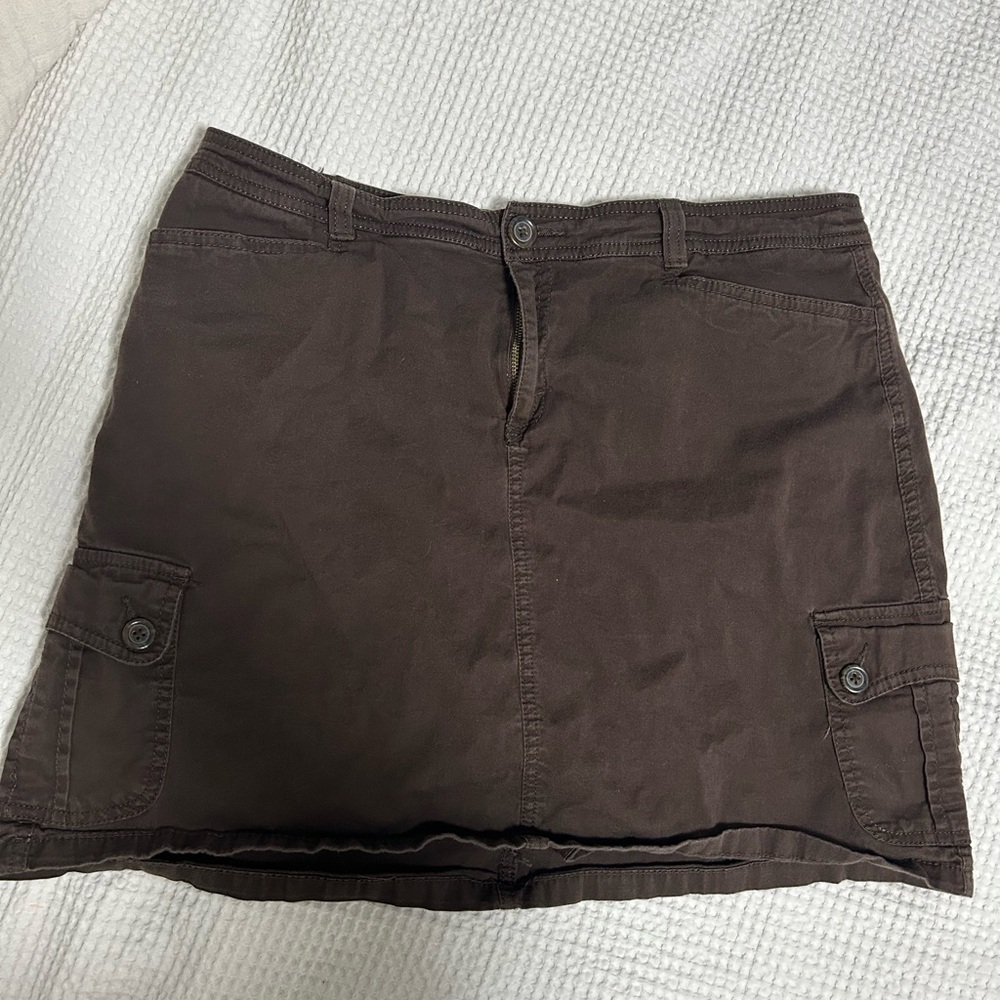 Y2K Brown Skort